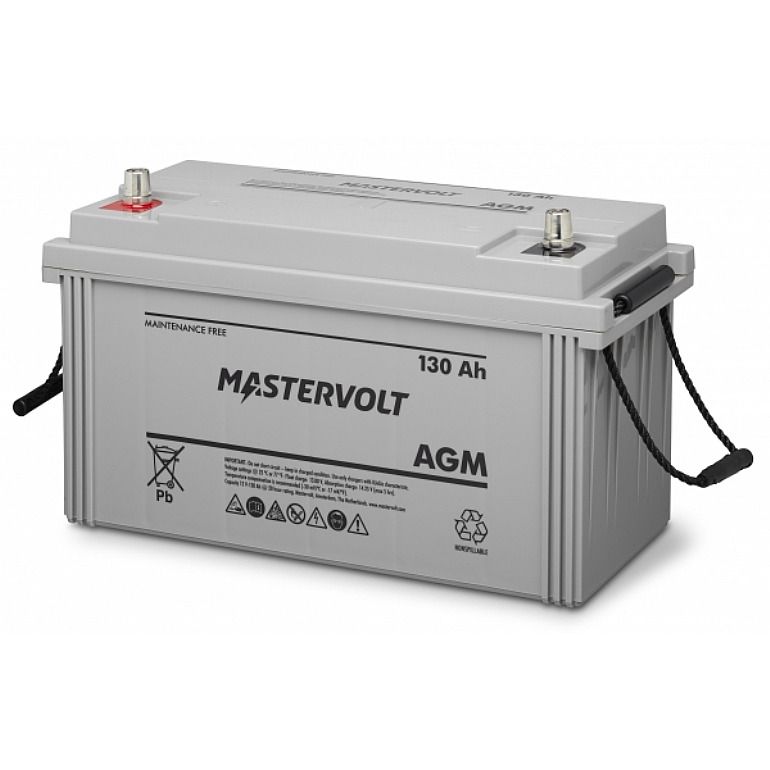 Mastervolt AGM Battery 12v 130Ah 62001300